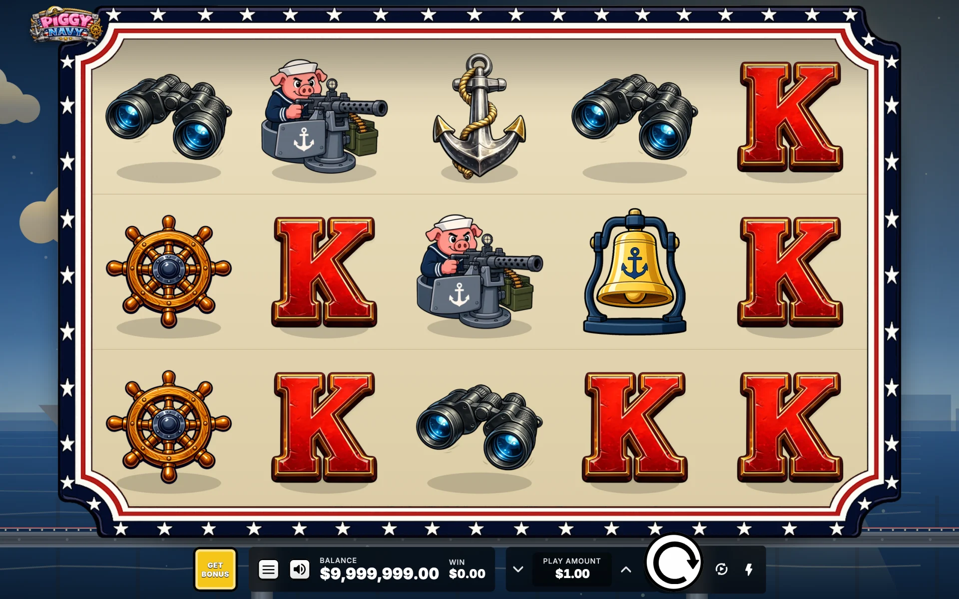 Piggy Navy mid-round, desktop